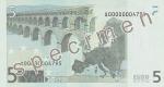 Back side 5 Euro
